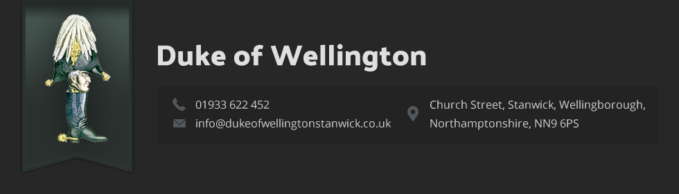 Thanks for visiting Duke of Wellington