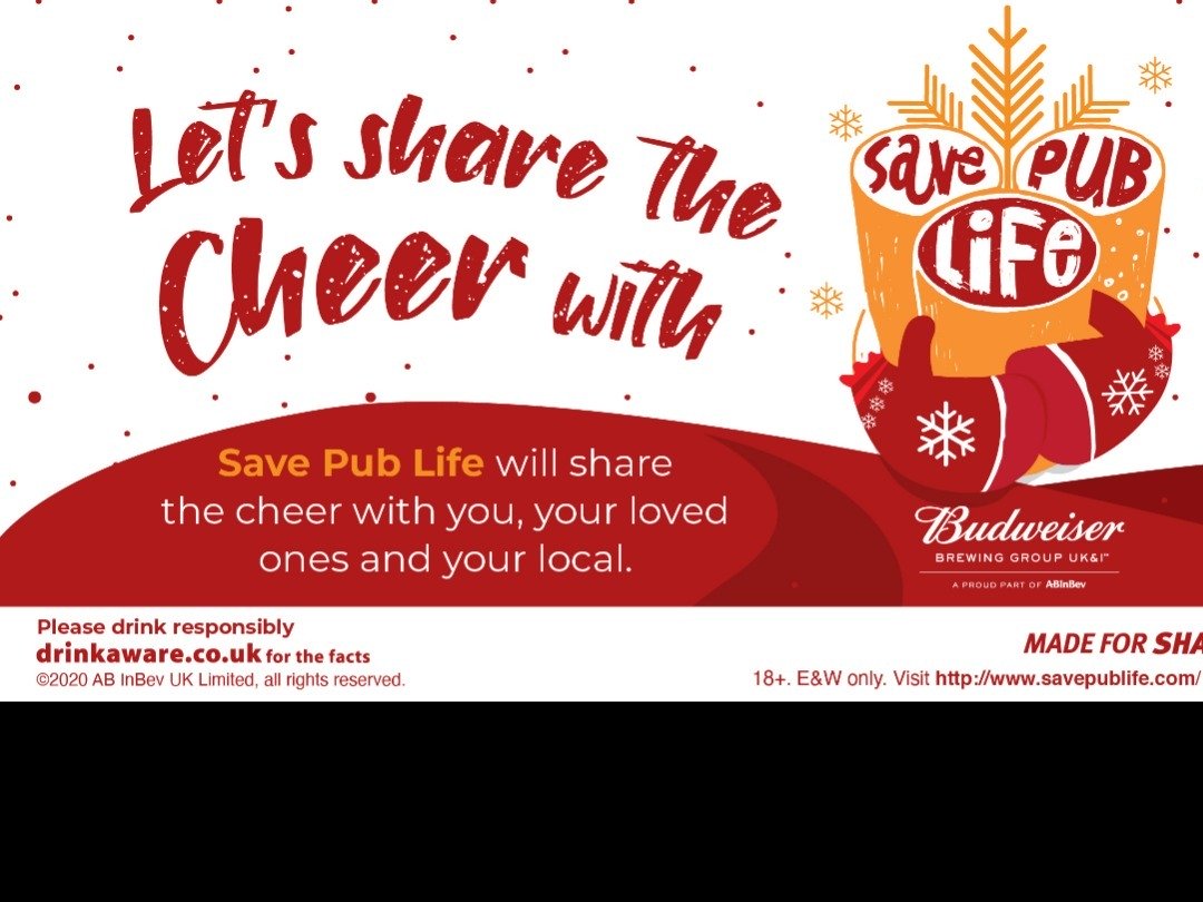 SAVE PUB LIFE IS BACK for Christmas SAVE PUB LIFE IS BACK for Christmas