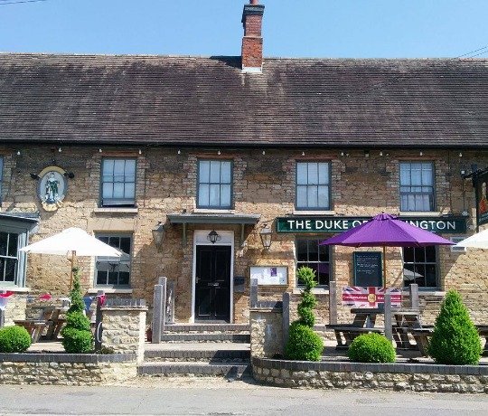 The beautifully restored 18th century Duke of Wellington Pub & Restaurant in Stanwick The beautifully restored 18th century Duke of Wellington Pub & Restaurant in Stanwick